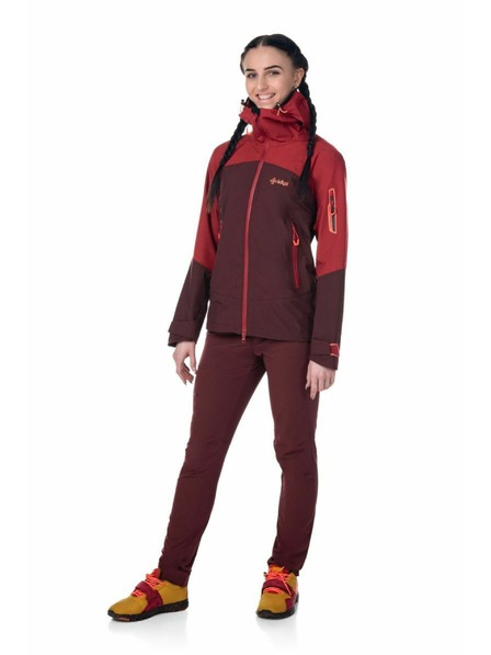 Kilpi Ženske outdoor hlače Kilpi BRODELIA-W Tamnocrvena