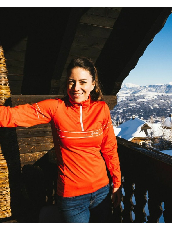 Kilpi Žensko termo rublje s dugim rukavima Kilpi LEEMA-W Crvena