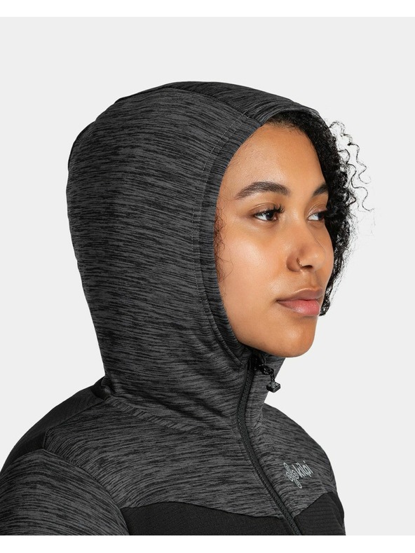 Kilpi Ženska sportska dukserica s kapuljačom Kilpi SEVELEN-W Crna