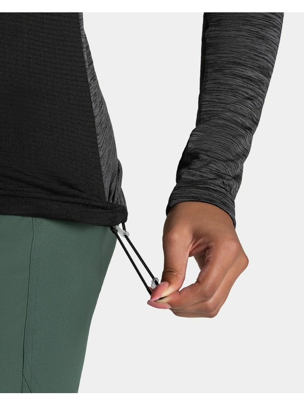 Kilpi Ženska sportska dukserica s kapuljačom Kilpi SEVELEN-W Crna