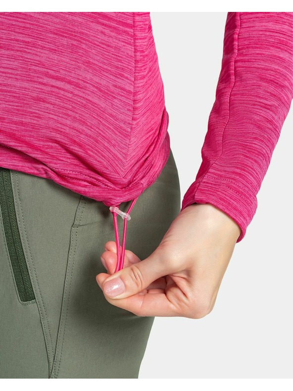 Kilpi Ženska sportska dukserica s kapuljačom Kilpi SEVELEN-W Ružičasta