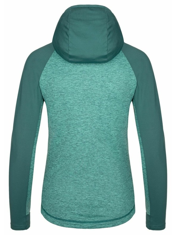 Kilpi Ženska sportska dukserica s kapuljačom Kilpi LAYANA-W Tirkizna