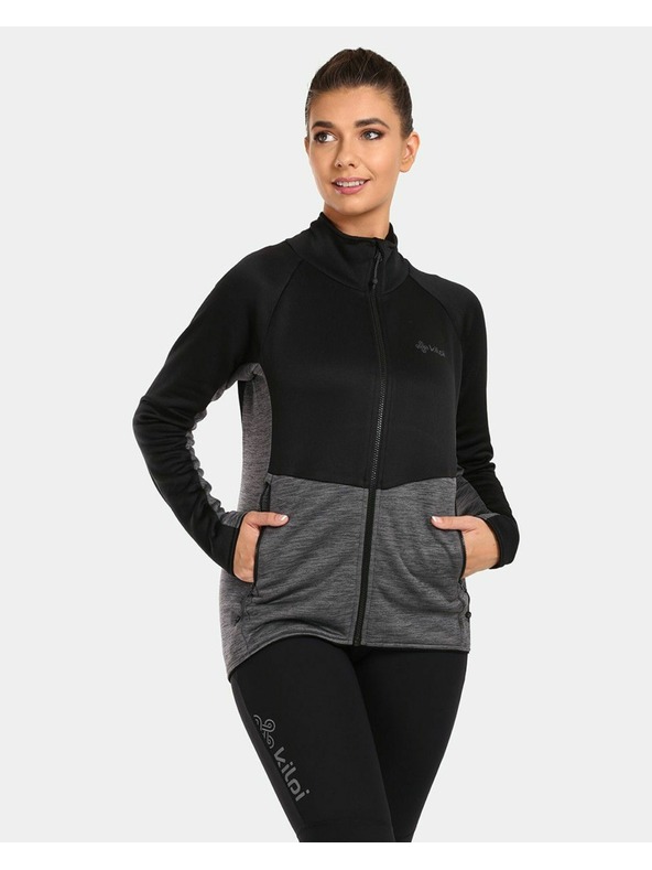 Kilpi Ženska funkcionalna dukserica Kilpi TOMMS-W Crna