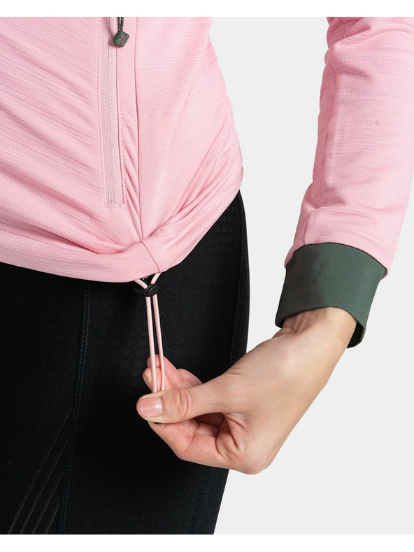 Kilpi Ženska rastezljiva dukserica s kapuljačom Kilpi MEMPHIS-W Svijetlo ružičasta