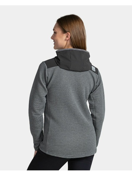 Kilpi Ženska sportska dukserica s kapuljačom Kilpi TANALI-W Tamno siva