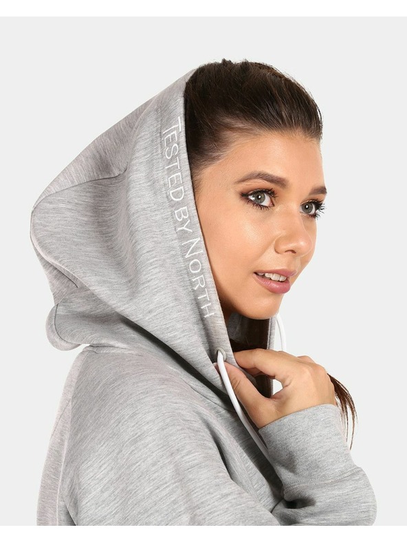 Kilpi Ženska pamučna dukserica Kilpi FJELA-W Svijetlo siva