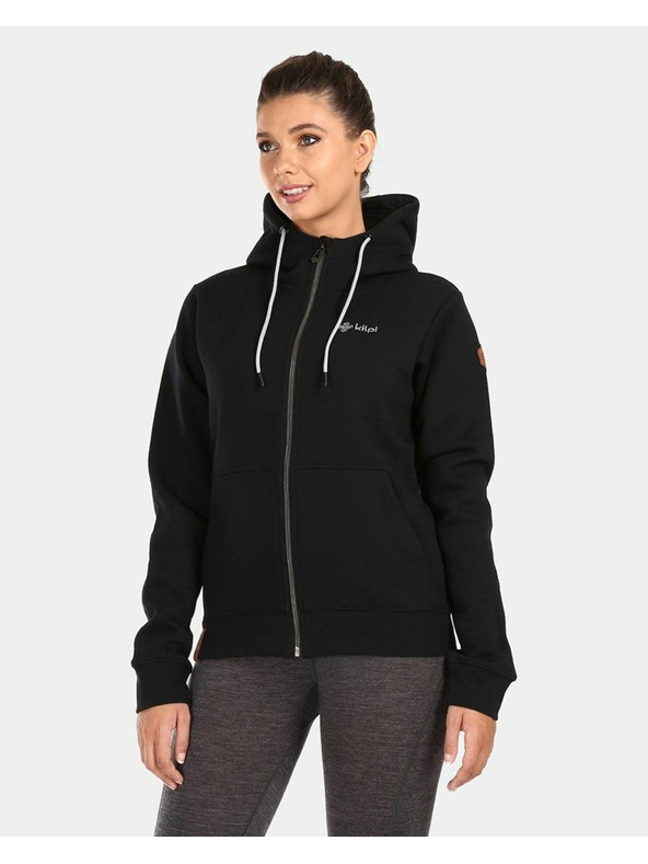 Kilpi Ženska pamučna dukserica Kilpi RAJANA-W Crna