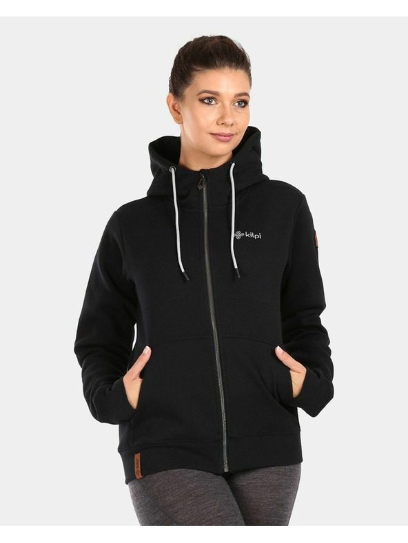 Kilpi Ženska pamučna dukserica Kilpi RAJANA-W Crna