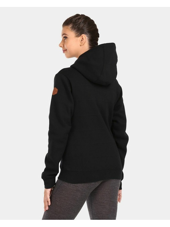 Kilpi Ženska pamučna dukserica Kilpi RAJANA-W Crna