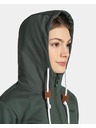 Kilpi Ženska pamučna dukserica Kilpi BERY-W Tamno zelena