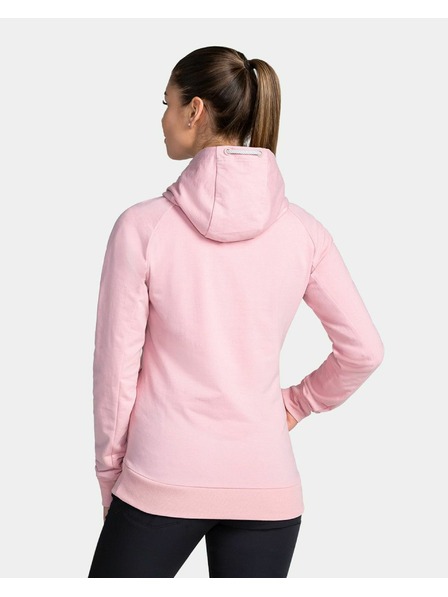 Kilpi Ženska pamučna dukserica Kilpi SOHEY-W Svijetlo ružičasta