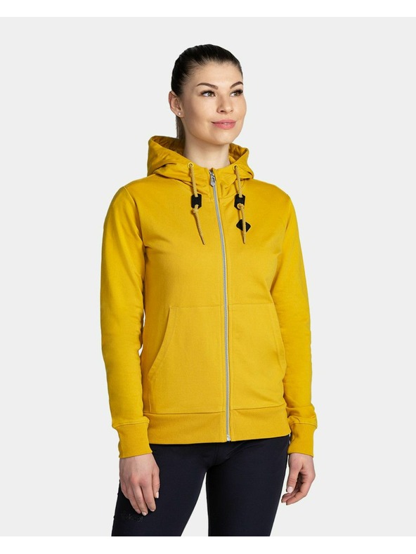 Kilpi Ženska pamučna dukserica Kilpi TARALI-W Zlatna