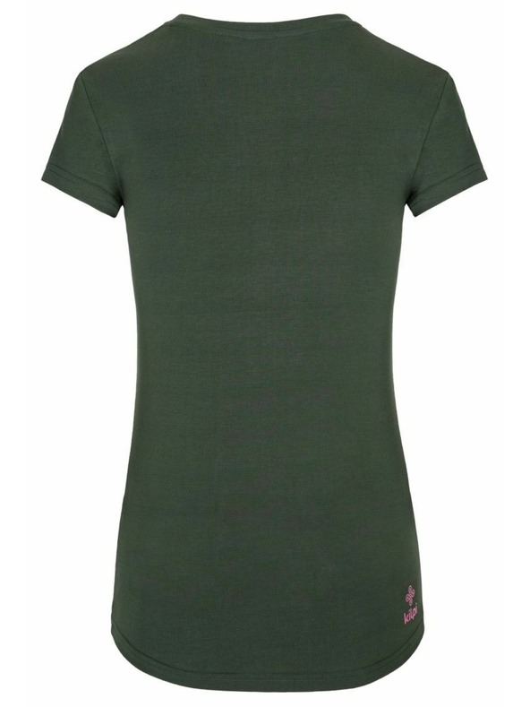 Kilpi Ženska majica s kratkim rukavima Kilpi TORNES-W Tamno zelena