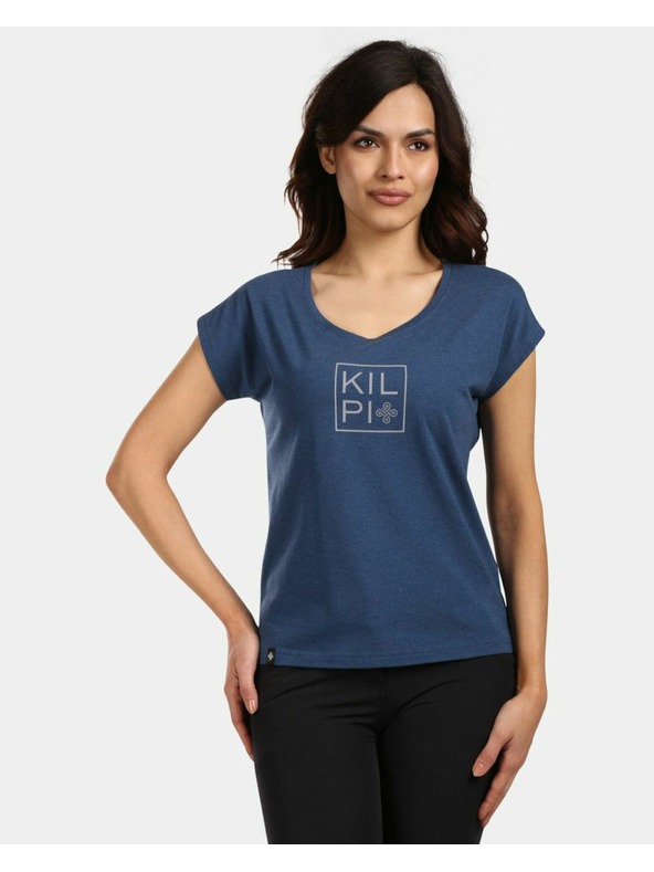 Kilpi Kilpi ROANE-W ženska pamučna majica kratkih rukava tamnoplava
