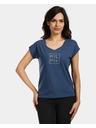 Kilpi Kilpi ROANE-W ženska pamučna majica kratkih rukava tamnoplava