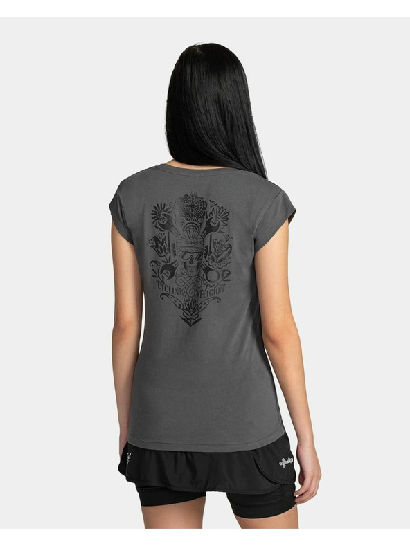 Kilpi Ženska pamučna majica Kilpi LOS-W Tamno siva