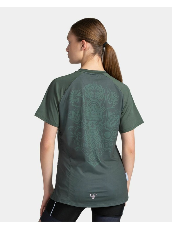 Kilpi Ženska biciklistička majica Kilpi REMIDO-W Tamno zelena