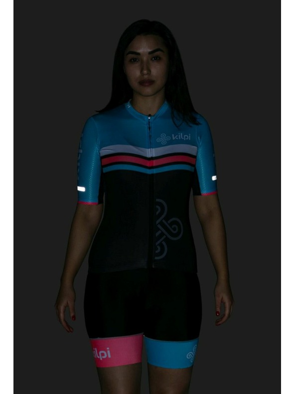 Kilpi Ženska timska biciklistička majica Kilpi CORRIDOR-W Svijetlo plava