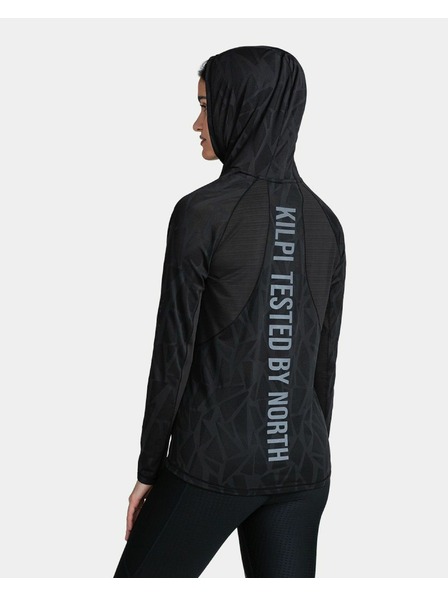 Kilpi Ženska fitnes dukserica Kilpi AILEEN-W Crna