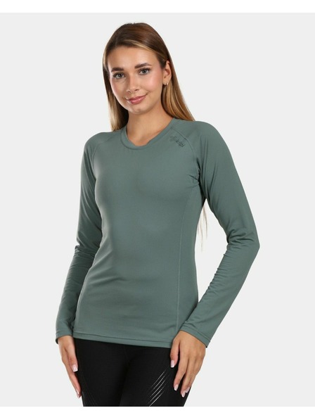 Kilpi Ženska funkcionalna majica dugih rukava Kilpi SPOLETO-W kaki boje