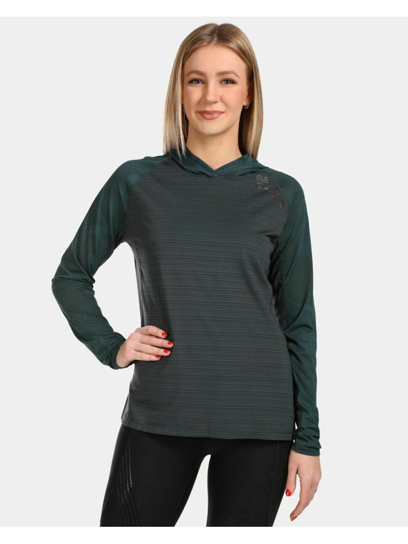 Kilpi Ženska majica za trčanje Kilpi AILEEN-W Tamno zelena