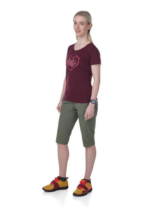 Kilpi Ženska outdoor majica Kilpi GAROVE-W Tamno crvena