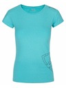 Kilpi Ženska tehnička majica Kilpi LISMAIN-W Tirkizna