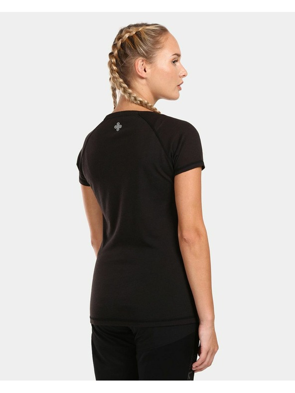 Kilpi Ženska majica od merino vune Kilpi ZARJA-W Crna