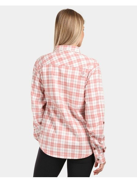 Kilpi Ženska sportska flanelska majica Kilpi FLANNY-W Pink