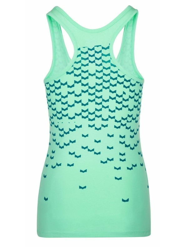 Kilpi Ženski pamučni top Kilpi LEAVES-W Tirkizna