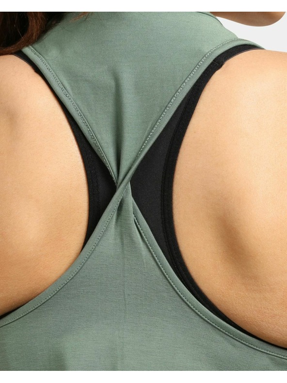 Kilpi Ženska sportska majica bez rukava Kilpi LANCA-W kaki boje