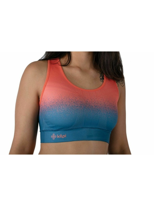 Kilpi Ženski bešavni sportski grudnjak Kilpi WINIE-W Koraljna