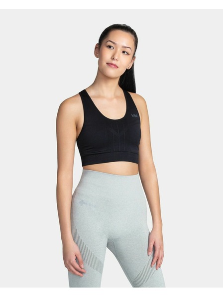 Kilpi Ženski sportski bešavni grudnjak Kilpi WINIE-W Crna