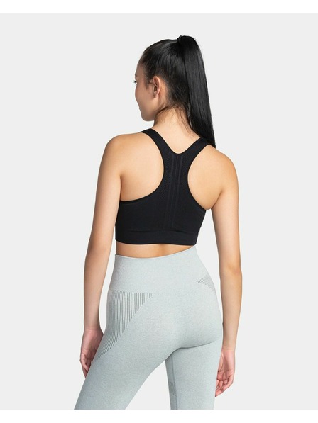 Kilpi Ženski sportski bešavni grudnjak Kilpi WINIE-W Crna