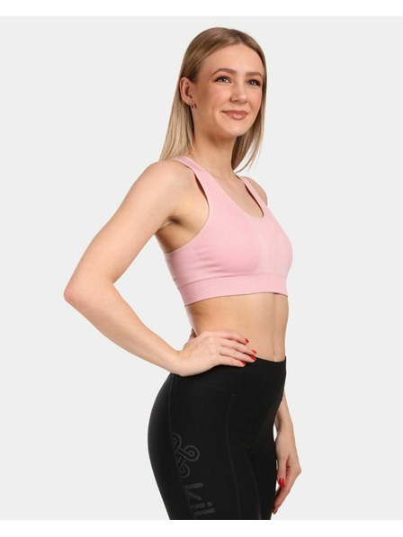 Kilpi Ženski sportski bešavni grudnjak Kilpi WINIE-W Svijetlo ružičasta
