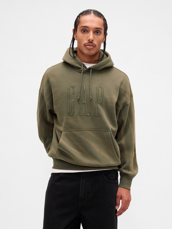 GAP Oversize dukserica s logom VintageSoft GAP