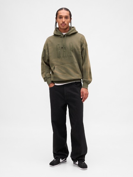 GAP Oversize dukserica s logom VintageSoft GAP