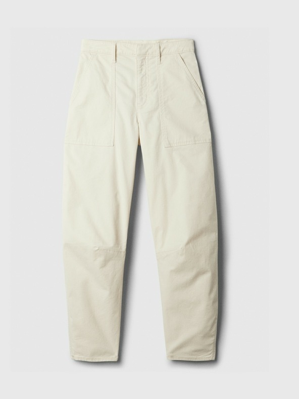 GAP Ženske hlače High Rise Barrel Khakis GAP