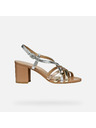 Geox Zlatne ženske sandale Geox Virnilisa 65 S