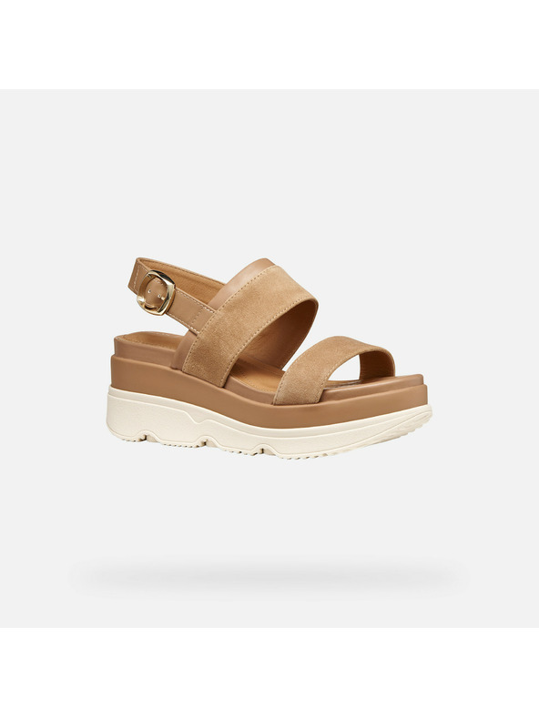 Geox Svijetlo smeđe ženske sandale Geox Gardenia