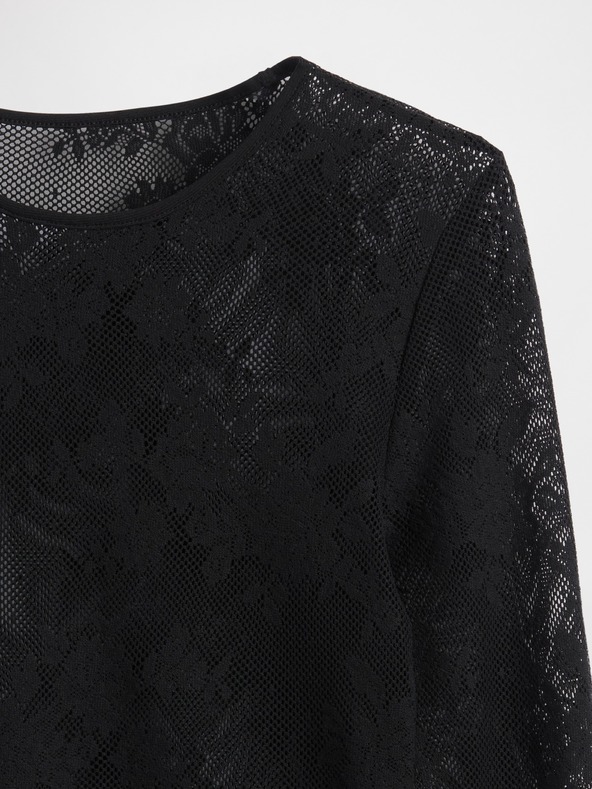 GAP Čipkasti prozirni top GAP