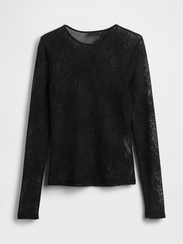 GAP Čipkasti prozirni top GAP