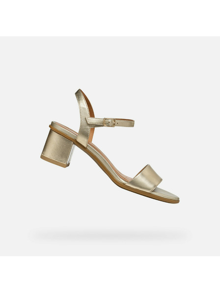 Geox Zlatne ženske sandale Geox Aurely 50