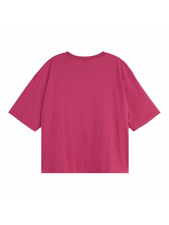 Scotch & Soda Tamno roza ženska majica kratkih rukava Scotch & Soda