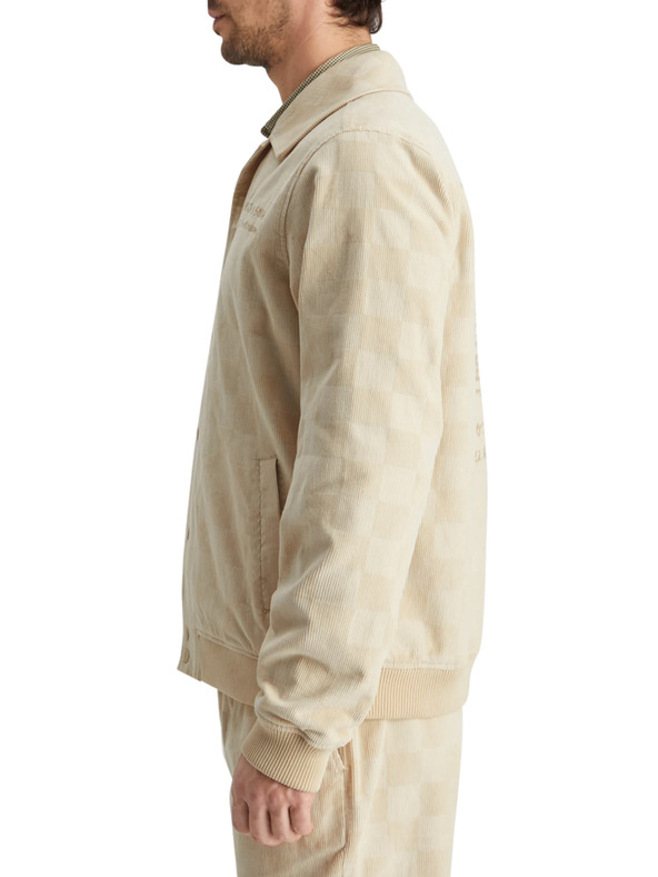 Scotch & Soda Scotch & Soda College krem ​​jakna od samta za muškarce