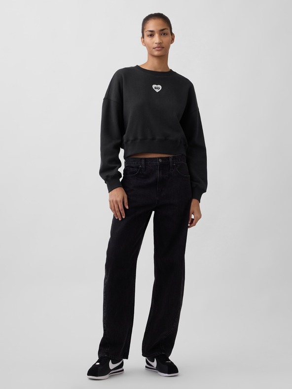 GAP Oversize dukserica s logom VintageSoft GAP
