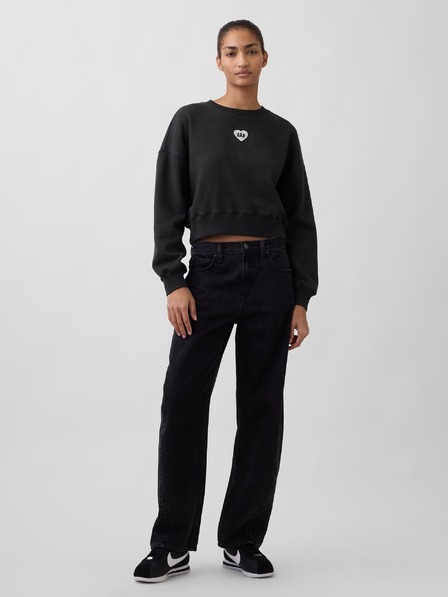 GAP Oversize dukserica s logom VintageSoft GAP