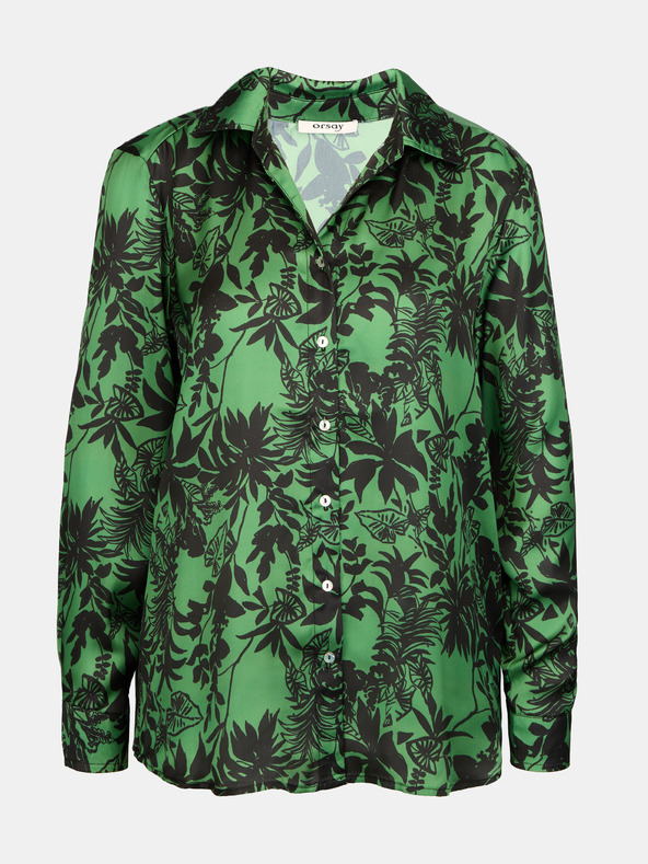 Orsay Zelena ženska bluza s uzorkom ORSAY
