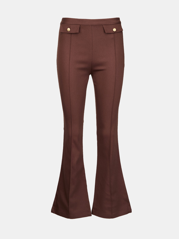 Orsay Smeđe ženske bootcut hlače ORSAY
