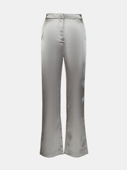 Orsay Srebrne satenske ženske hlače ORSAY